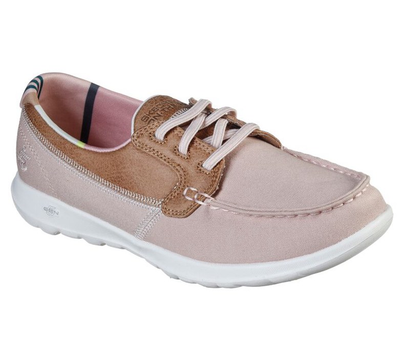 Skechers Dam Ljus Rosa Snörskor - Gowalk Lite - Playa Vista - Sverige (NAYUS-4368)